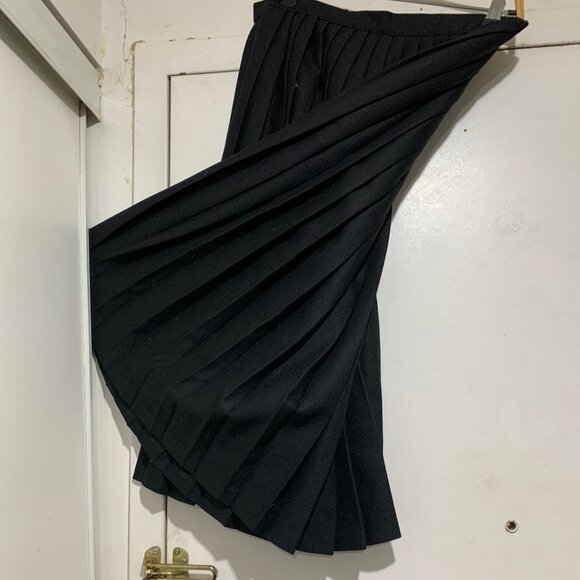 GEMME MIDWEIGHT WOOL PLEATED SKIRTS SIZE 28 - Picture 6 of 13